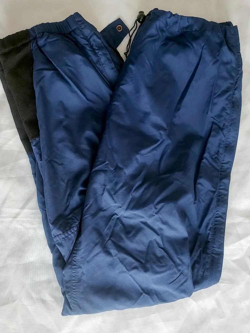 Mens The North Face Size M Color Blue Full-Zip Side Zips Waterproof Pants